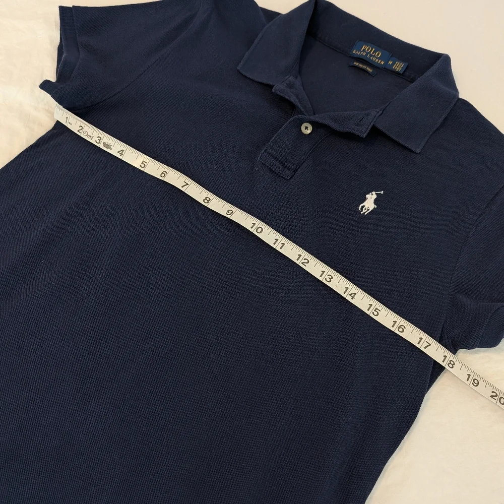 POLO Ralph Lauren Mini Mesh Navy Blue Polo Dress Preppy Sz M - Picture 8 of 11